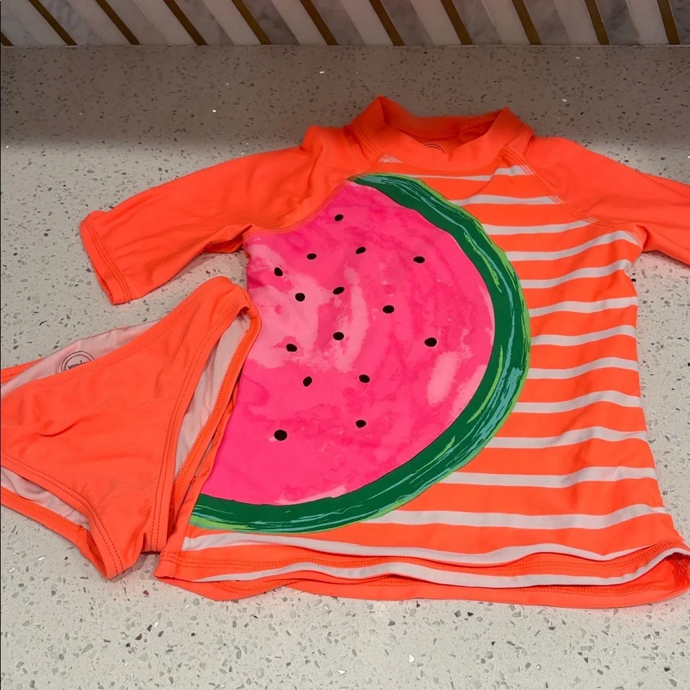Cat & Jack Gray Shorts bundle and swimsuit, size 6